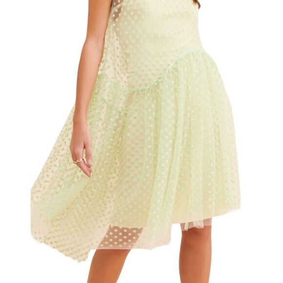 Naya Rea Dance All Night Midi Dress Size 12 Green - Picture 3 of 10